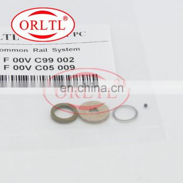 ORLTL Common Rail Injector Repair Kits 1.50mm Ceramic Ball Gasket Shims F00V C99 002(F00V C05 009) diameter=1.5mm