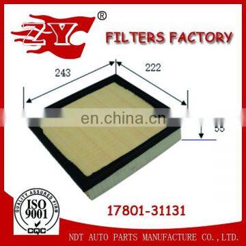 Toyota Air filter used for Lexus ES350/Camry/Highlander 17801-31131