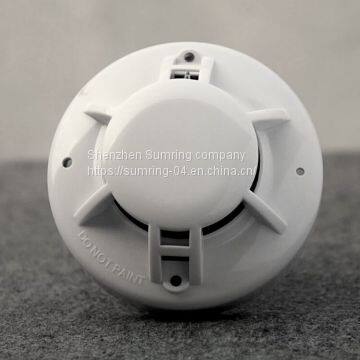 Hard wired fire detector photoelectric smoke detector mains smoke alarm