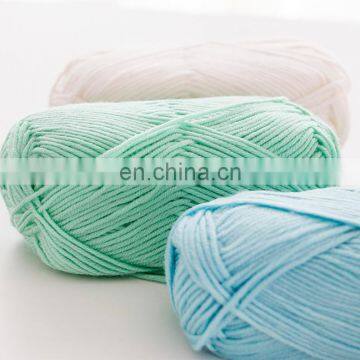 8 Ply Solid Dyed Acrylic Wool Nylon Blend Baby Yarn for Hat and Socks photo-3
