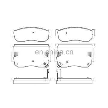 Brake Pads for NISSAN OE D233 GDB988 D1018 AN-107WK 41060-01A25