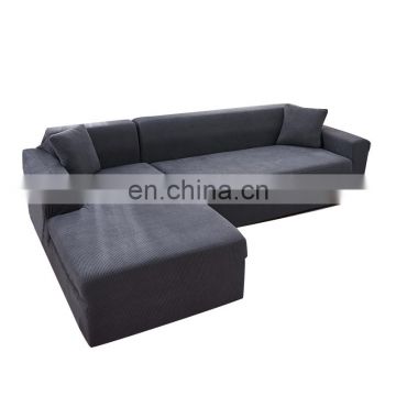 Wholesale Hotsale Custom Slipcovers Sectional Elastic Stretch L Shape Couch Protector Spandex Sofa Cover For Living Room