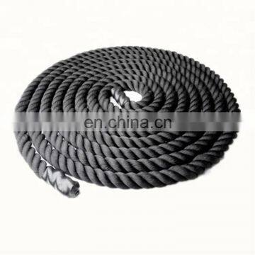 Gym Equipment Fitness Commercial Black Nylon Battle Rope BW7001