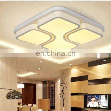 Modern Minimalist Square LED Ceiling Living Room Light Warm Ceiling Lighting for Home photo-2