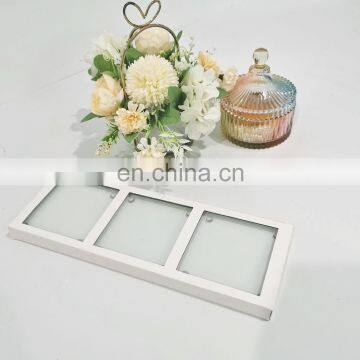 Factory felt Square shape different design tin coaster