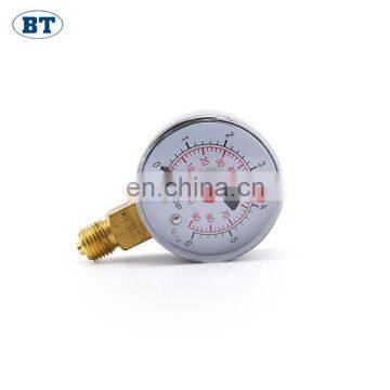 Stainless steel wutt oil marine thermometer sillicon oil-filled pressure digital Gas Manometer