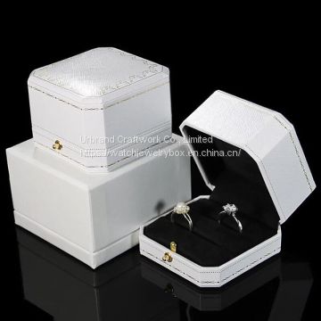 White Color Gift Jewelry Packaging Box Luxury Necklace Bracelet Ring Jewelry Storage Box For Sale