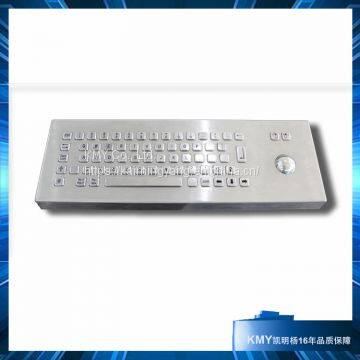 Desktop Metal Keyboard With Trackball (KMY299B-Desk) photo-2