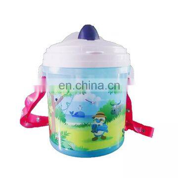 2Liter Popcorn Plastic Bucket With Lis and Strip photo-2