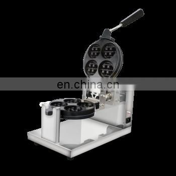 Street food electric mini round waffle maker  waffle machine round plates with ce