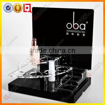 2015 Fashional acrylic retail cosmetic display rack