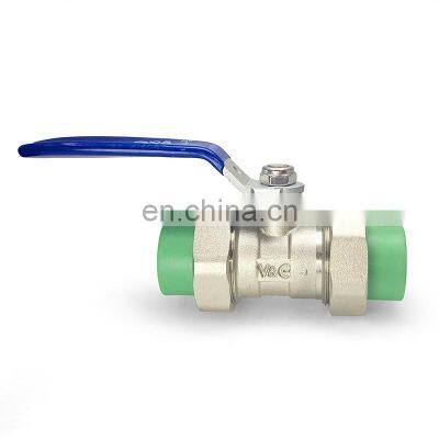 NSF372 WRAS Watermark UL FM Arrpoved Brass 25*25 PVC Ball Valve photo-2