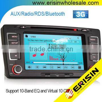 Erisin ES7699M 7" Touch Screen Car DVD Player with 3G GPS