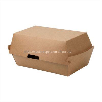 Sugarcane bagasse compostable paper clamshell food containers eco friendly sugar cane disposable paper food boxes