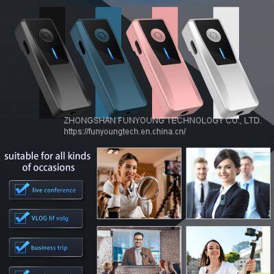 Lavalier Clip-on Wireless Microphone Bluetooth Cell Phone Live Special Noise-canceling Lapel Clip Microphone Recording Equipment Clip Microphone photo-4