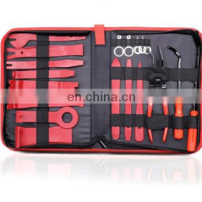 JZ 19Pcs Plastic Removal Tool Hand Tools Pry Bar Car Trim Removal Tool Set