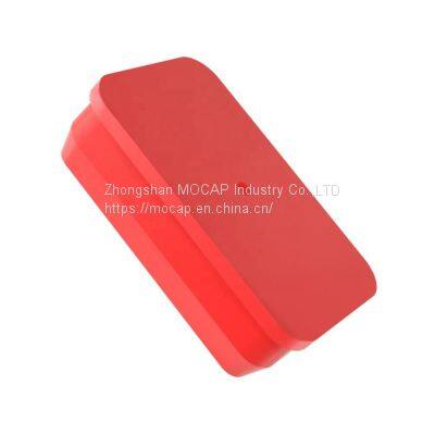 plastic rectangular cover caps for thin aluminum tubing