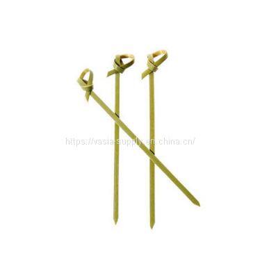 WHOLESALE-Bamboo Knot Picks 18 CM, Bamboo skewers, with knot end, pack of 100pcs