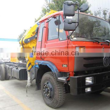 12ton dongfeng truck mounted folding arm crane