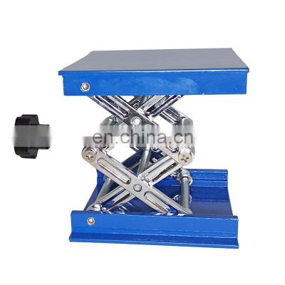 Laboratory Adjustable Lifting Jack Platform, Riser Lifter, Scissor Jack Lift Table