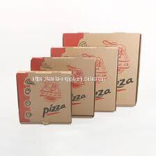 Promotional custom printing Wholesale Pizza box corrugated board kraft paper recycled materials