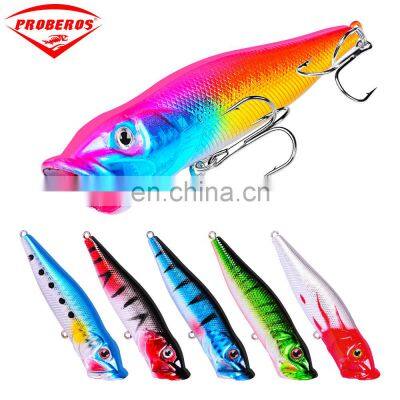 Proberos quality lure wave grilled 9.5cm12g plastic bionic hard bait fishing gear popper bait