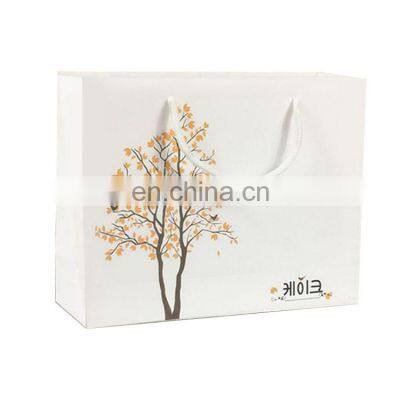 Paper bags customization brand luxury wine white paper bag