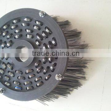 steel wire gutter brush for road sweeper