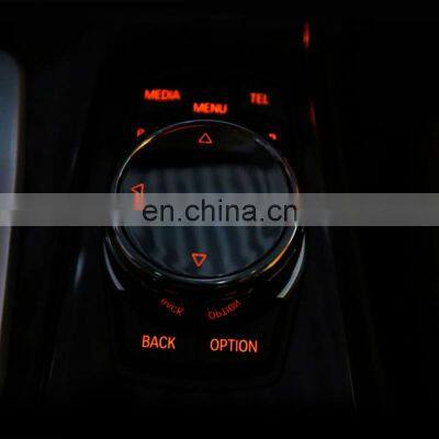 RTS Autoaby Car Multimedia Button Knob Cover Ceramic For BMW X1 F25 X3 X5 F16 X6 1 2 3 5 Series F10 F20 F30 F34 Auto Interior photo-2