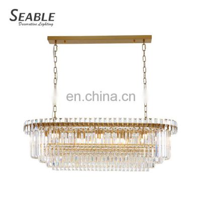 Good Quality Indoor Decoration Fixtures Home Cafe Villa Crystal LED Chandelier Light