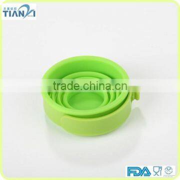 High Quality Cute Heat And Cold Resistant Silicone Water Cup With Handle photo-6