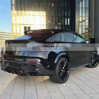 Runde For Mercedes 19-21 GLE C167 W167 GLE 43 53 Coupe LARTE Design Carbon Fiber Body Kits Front Lip Rear Diffuser Spoiler photo-3