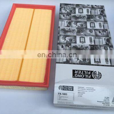 Good Quality From FILONG Automotive Air Filter Manufacturer for VW FA-1003 1J0129620 C37153 LX684 E301L AP149/1 CA5827 photo-2