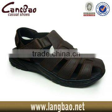 2013 Men genuine leather sandals