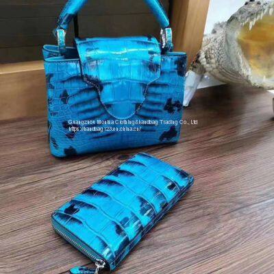 New Python Leather Women's Bag Leather Snakeskin Handbag Europe And The United States Hand Bag Snake Pattern Wrist Bag Large Bag