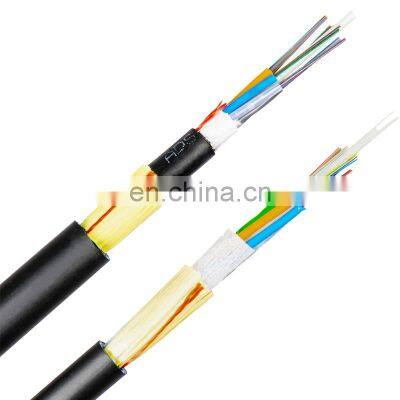 6f 12f 24f 48f 72f  288f span 50-400m g652d 6-288 cores adss fiber optic cables