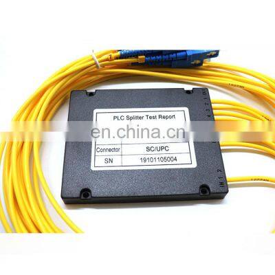 FTTH 1*8 SC UPC Fiber Optic Equipment Single Mode ABS Box Module Optical PLC Optic Splitter photo-3
