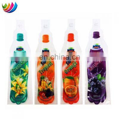 flexible liquid plastic juice drink bag