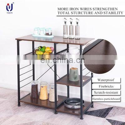 Modern Design Four Layer Kitchen Sundries Bowls Storage Rack As You Require photo-4