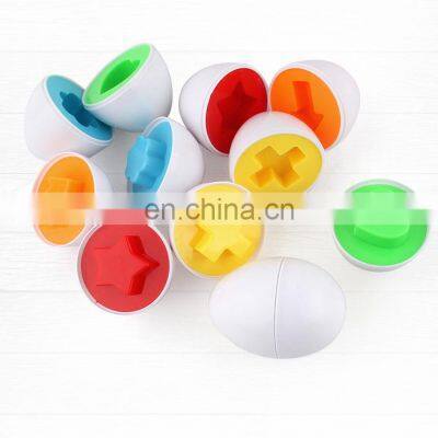 6PCS Montessori Learning Education Math Toys Smart Eggs 3D Puzzle Game Mixed Shape Popular Toys photo-4