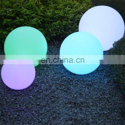 illuminated led ball dmx garden lights led solar Outdoor LED glow ball solar usb rechargeable