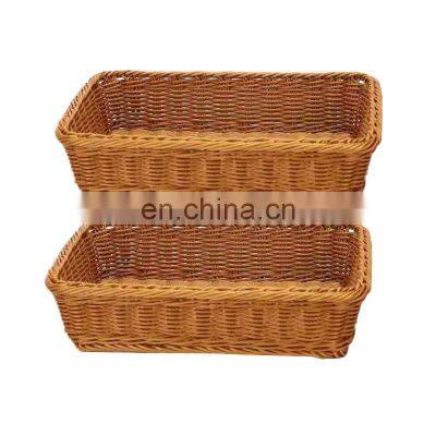 Wholesale Cane Proofing Weave Wicker Picnic Round Kitchen Woven Bread Rattan Basket photo-3
