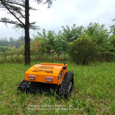 remote controlled grass cutter, China radio control mower price, remote brush cutter for sale