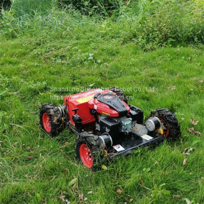 robotic slope mower, China remote brush mower price, remote controlled grass cutter for sale