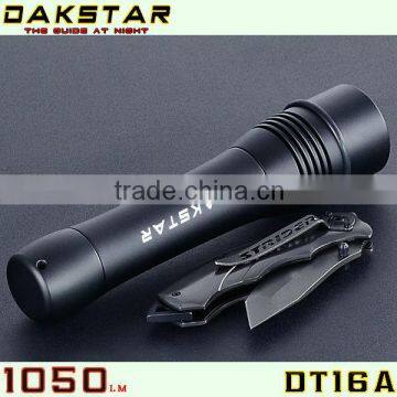 DAKSTAR DT16A CREE XML T6 1050LM 26650/18650 LED Aluminum Rechargeable Superbright IPX8 26650 Diving Torch