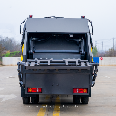 Dongfenghuashen T3 10 cubic compressed garbage truck urban district garbage collector