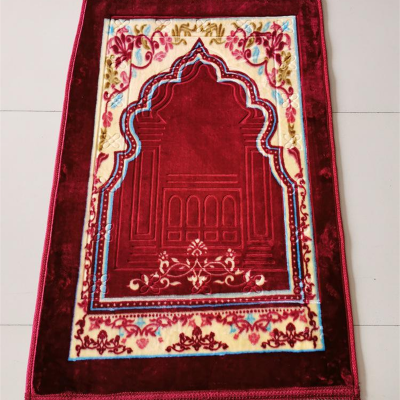 High Quality Prayer Mat Muslim Prayer Carpet Middle East Prayer Rug photo-3