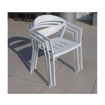 Outdoor Aluminium Garden Set Patio Bistro Dining Chair Set photo-3