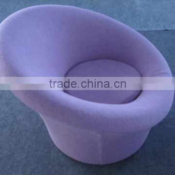 replica leisure wholesale fiberglass material relaxing fabric colorful mushroom chair with ottoman designed by Pierre Paulin