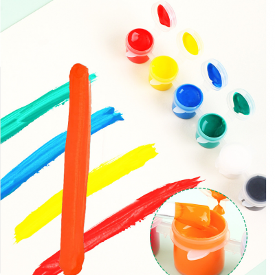 Promotional Acrylic Paint Non Toxic 5ml 6color Acrylic Paint for Canvas and Rocks photo-2